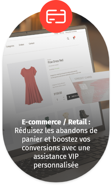 Écran d’ordinateur affichant un site d’achat en ligne et une carte bancaire, représentant la réduction des abandons de panier et l’optimisation des conversions dans le commerce en ligne.